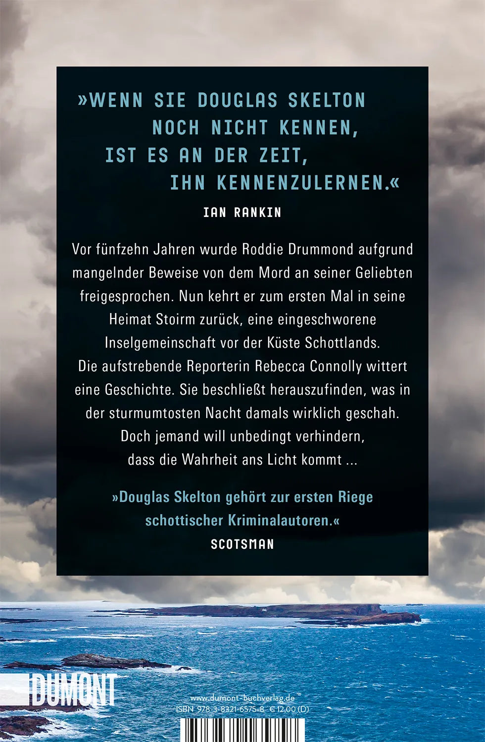 BuchrÃ¼ckseite von 'Die Toten von Thunder Bay' mit Klappentext - Taschenbuch