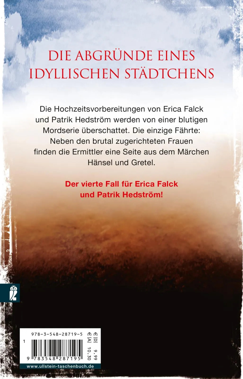 Buchrückseite von 'Die Totgesagten' mit Klappentext - Taschenbuch