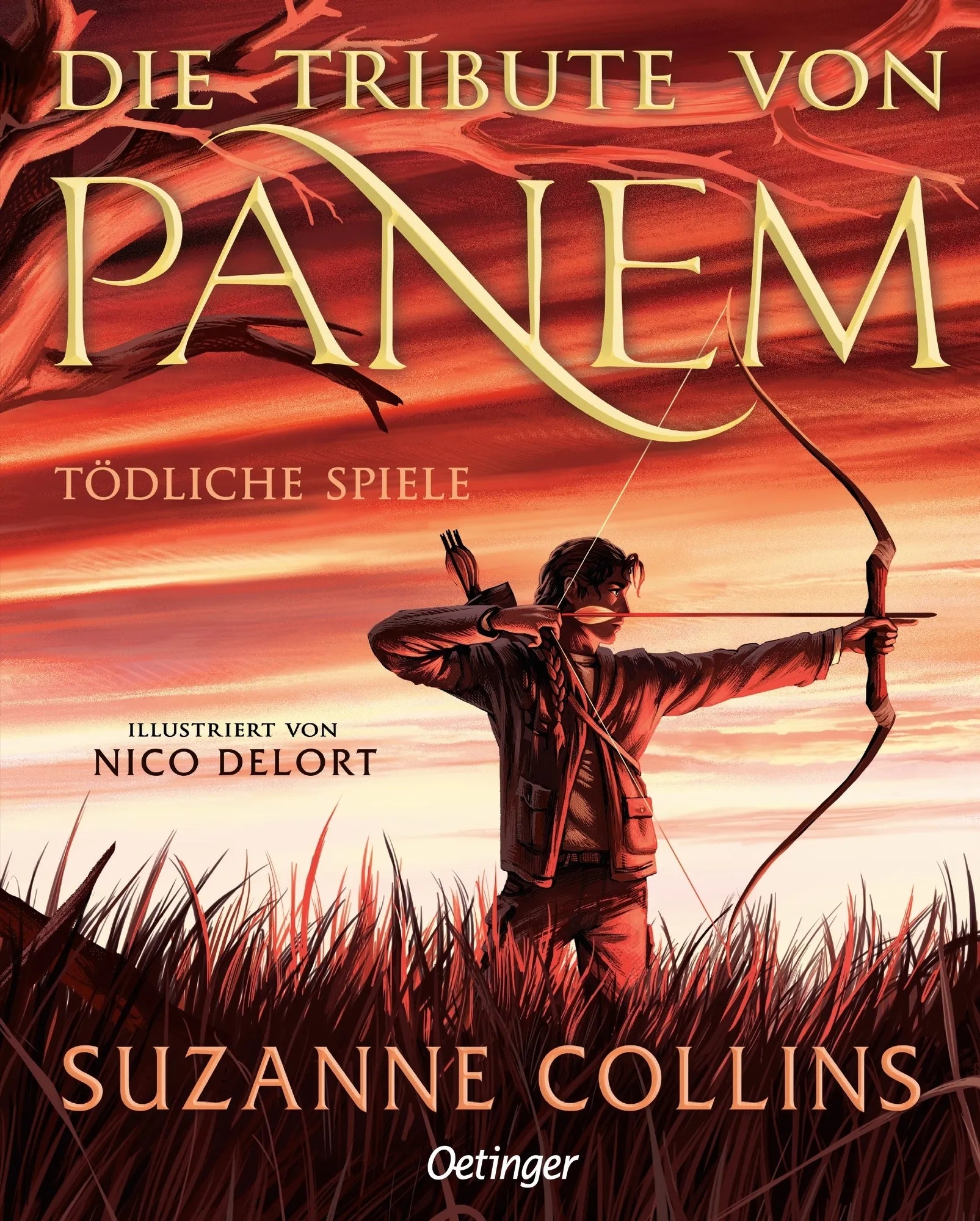 Buchcover von 'Die Tribute von Panem 1. Tödliche Spiele. Illustrierte Ausgabe' - Gebundene Ausgabe von Suzanne Collins
