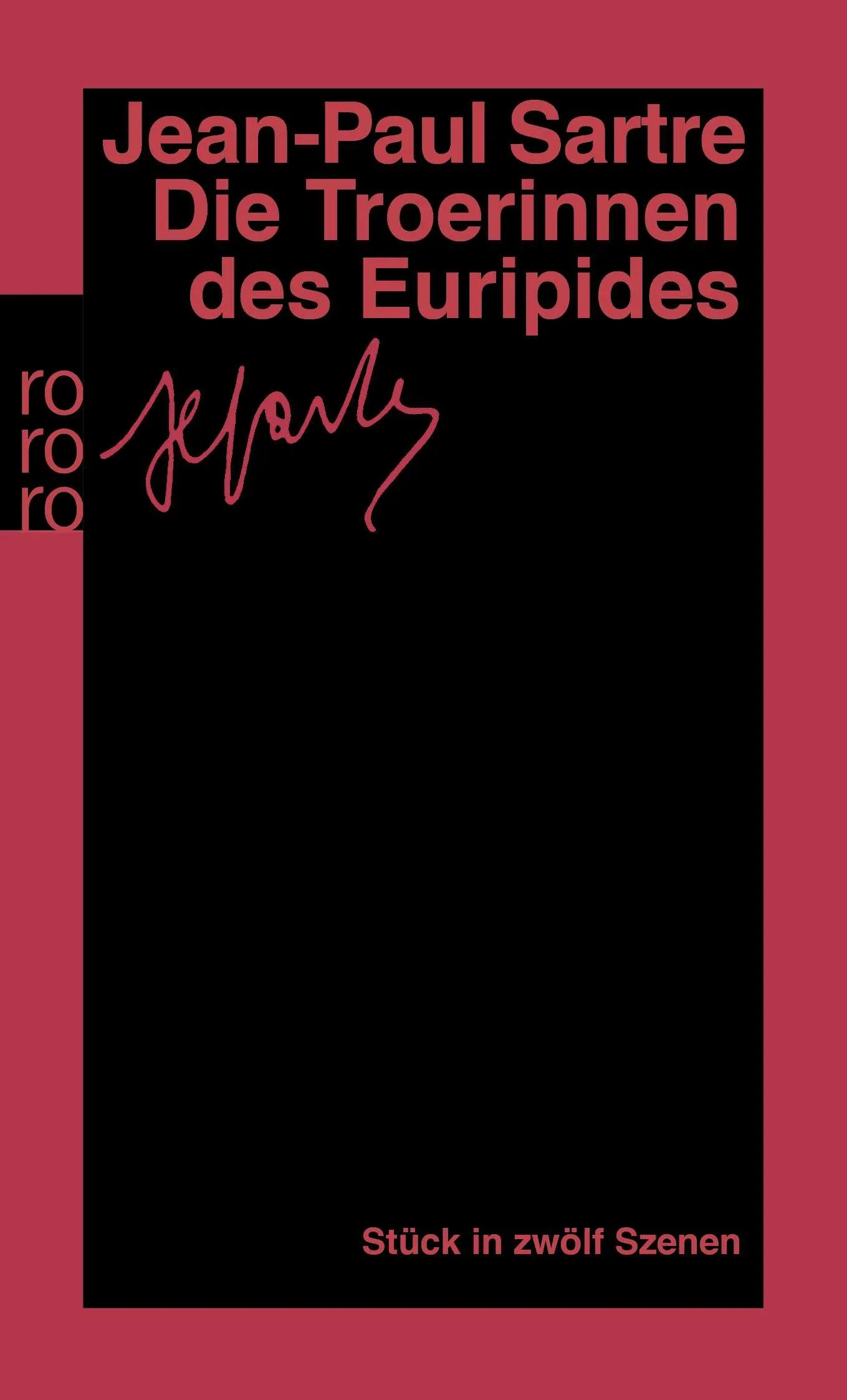 Buchcover von 'Die Troerinnen des Euripides' - Taschenbuch von Jean-Paul Sartre