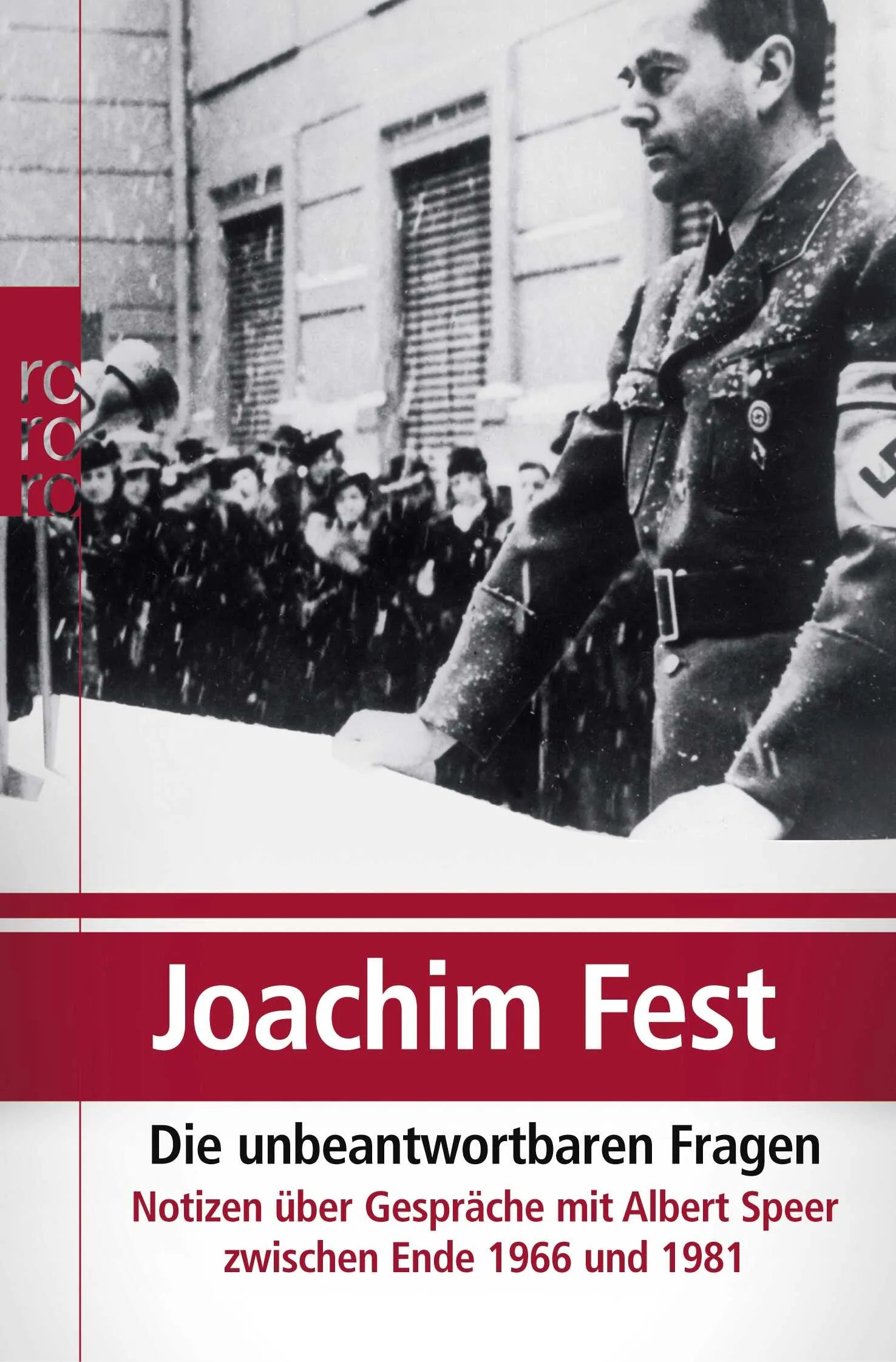 Buchcover von 'Die unbeantwortbaren Fragen' - Taschenbuch von Joachim Fest