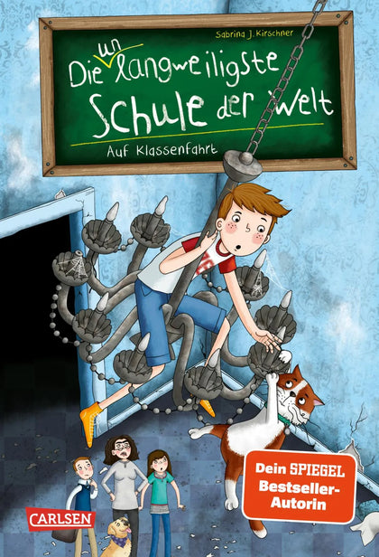 Buchcover von 'Die unlangweiligste Schule der Welt 1: Auf Klassenfahrt' - Gebundene Ausgabe von Sabrina J. Kirschner