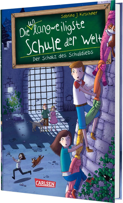 Buchcover von 'Die unlangweiligste Schule der Welt 10: Der Schatz des Schuldiebs' - Gebundene Ausgabe von Sabrina J. Kirschner