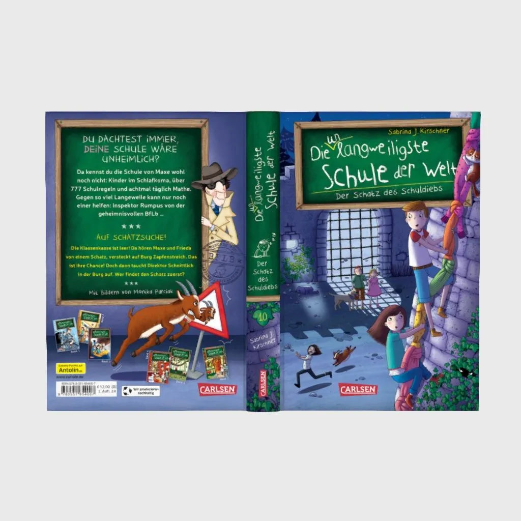 Produktansicht: Die unlangweiligste Schule der Welt 10: Der Schatz des Schuldiebs (Gebundene Ausgabe)