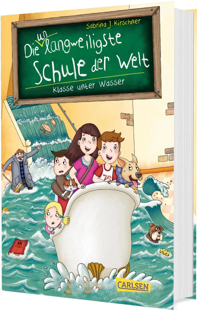 Cover: Die unlangweiligste Schule der Welt 12: Klasse unter Wasser (Hardcover) von Sabrina J. Kirschner