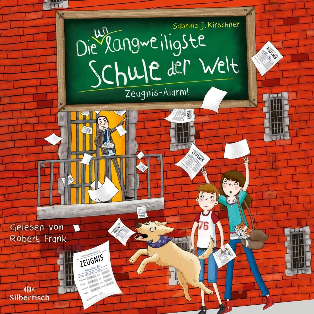 Cover: Die unlangweiligste Schule der Welt 4: Zeugnis-Alarm! (Hörbuch Download) von Sabrina J. Kirschner