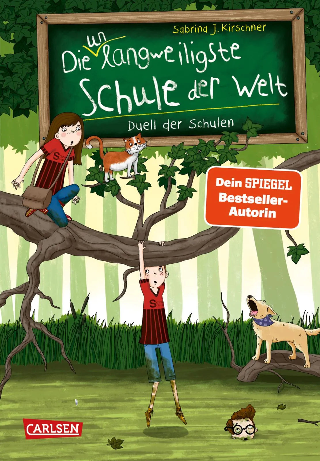 Buchcover von 'Die unlangweiligste Schule der Welt 5: Duell der Schulen' - Gebundene Ausgabe von Sabrina J. Kirschner