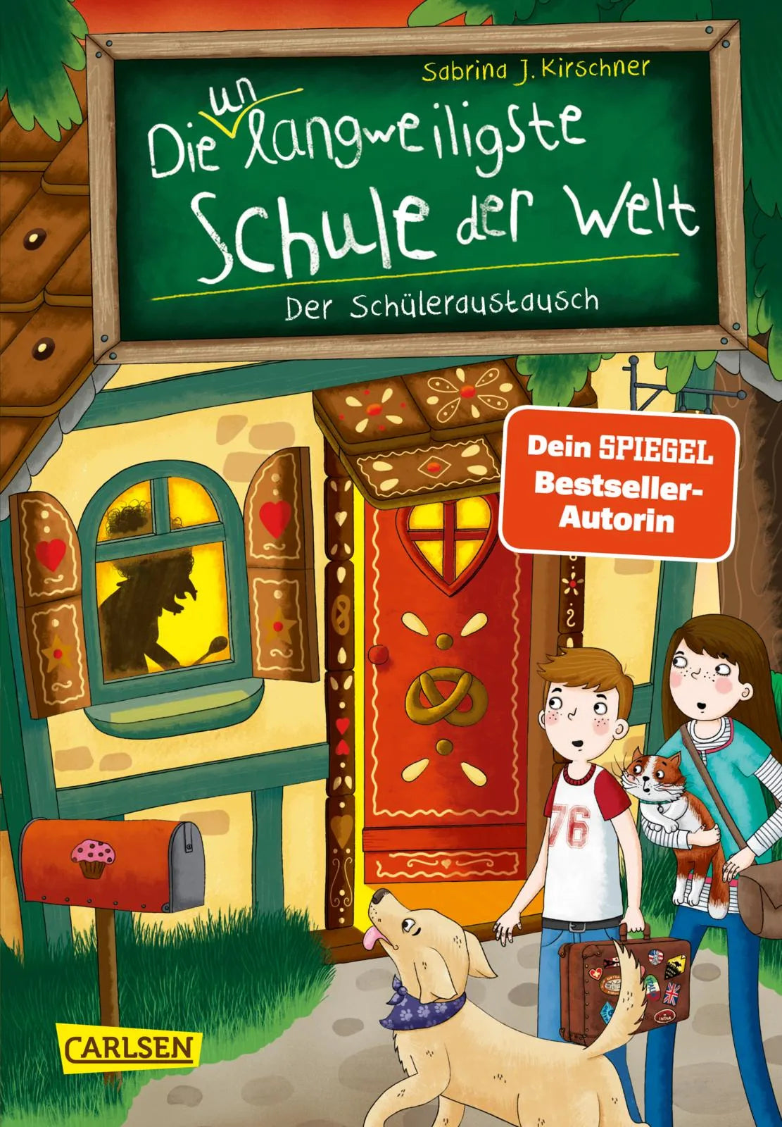 Buchcover von 'Die unlangweiligste Schule der Welt 7: Der Schüleraustausch' - Gebundene Ausgabe von Sabrina J. Kirschner