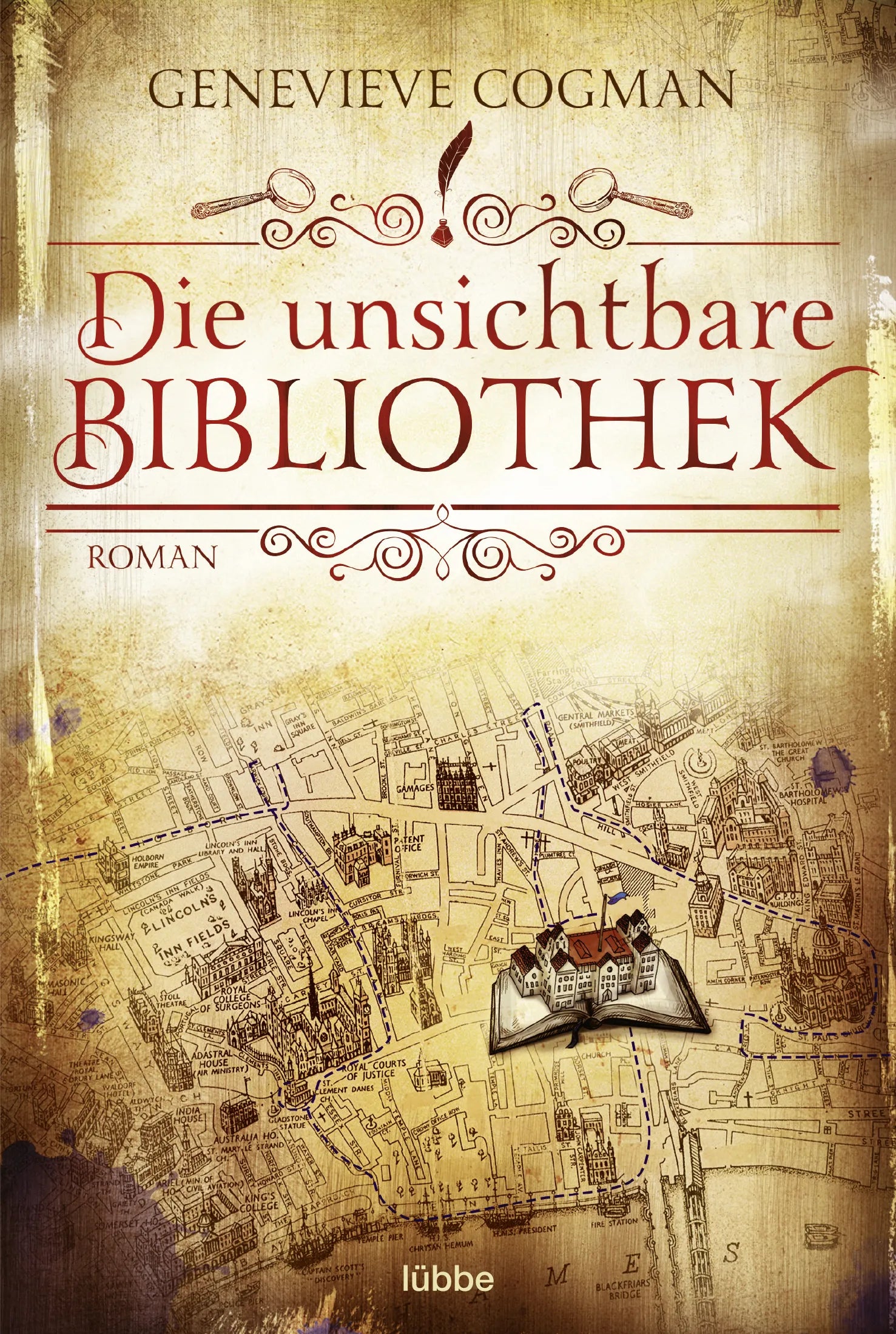 Buchcover von 'Die unsichtbare Bibliothek' - Taschenbuch von Genevieve Cogman