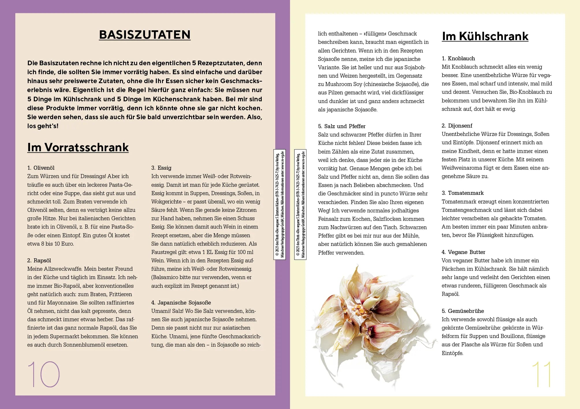 Innenansicht von 'Die vegane 5-Zutaten-Küche' - Taschenbuch