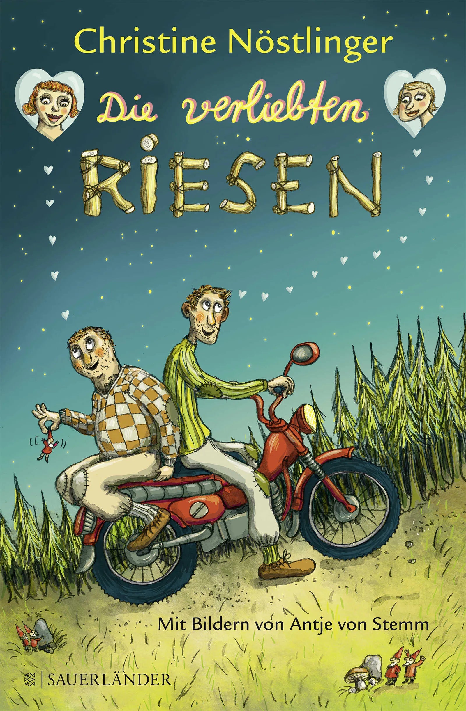 Buchcover von 'Die verliebten Riesen' - Gebundene Ausgabe von Christine Nöstlinger