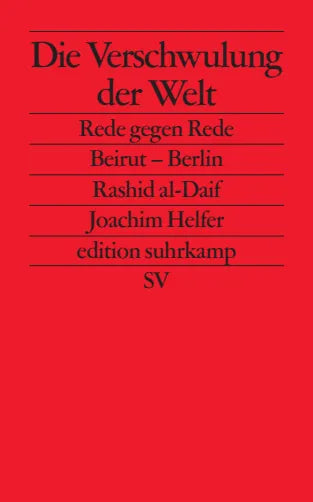 Buchcover von 'Die Verschwulung der Welt' - Taschenbuch von Rashid al-Daif