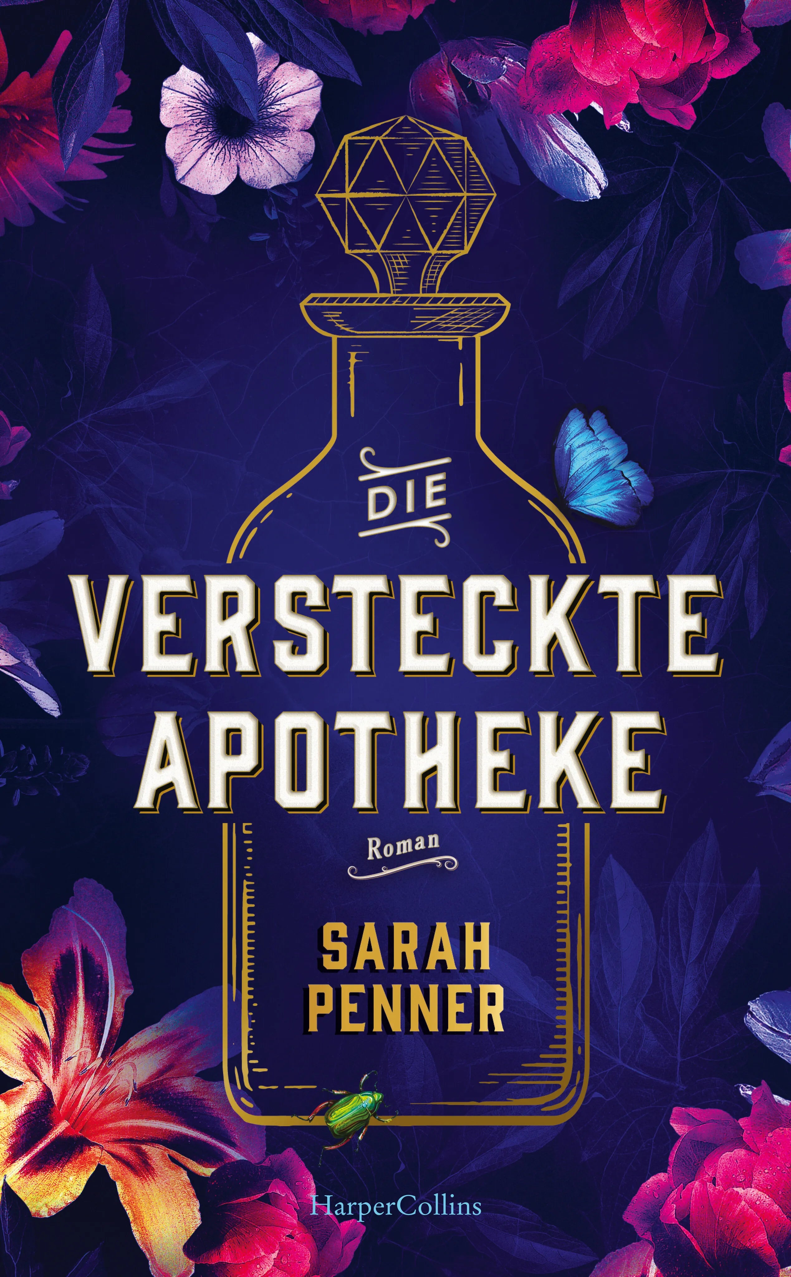 Buchcover von 'Die versteckte Apotheke' - Gebundene Ausgabe von Sarah Penner