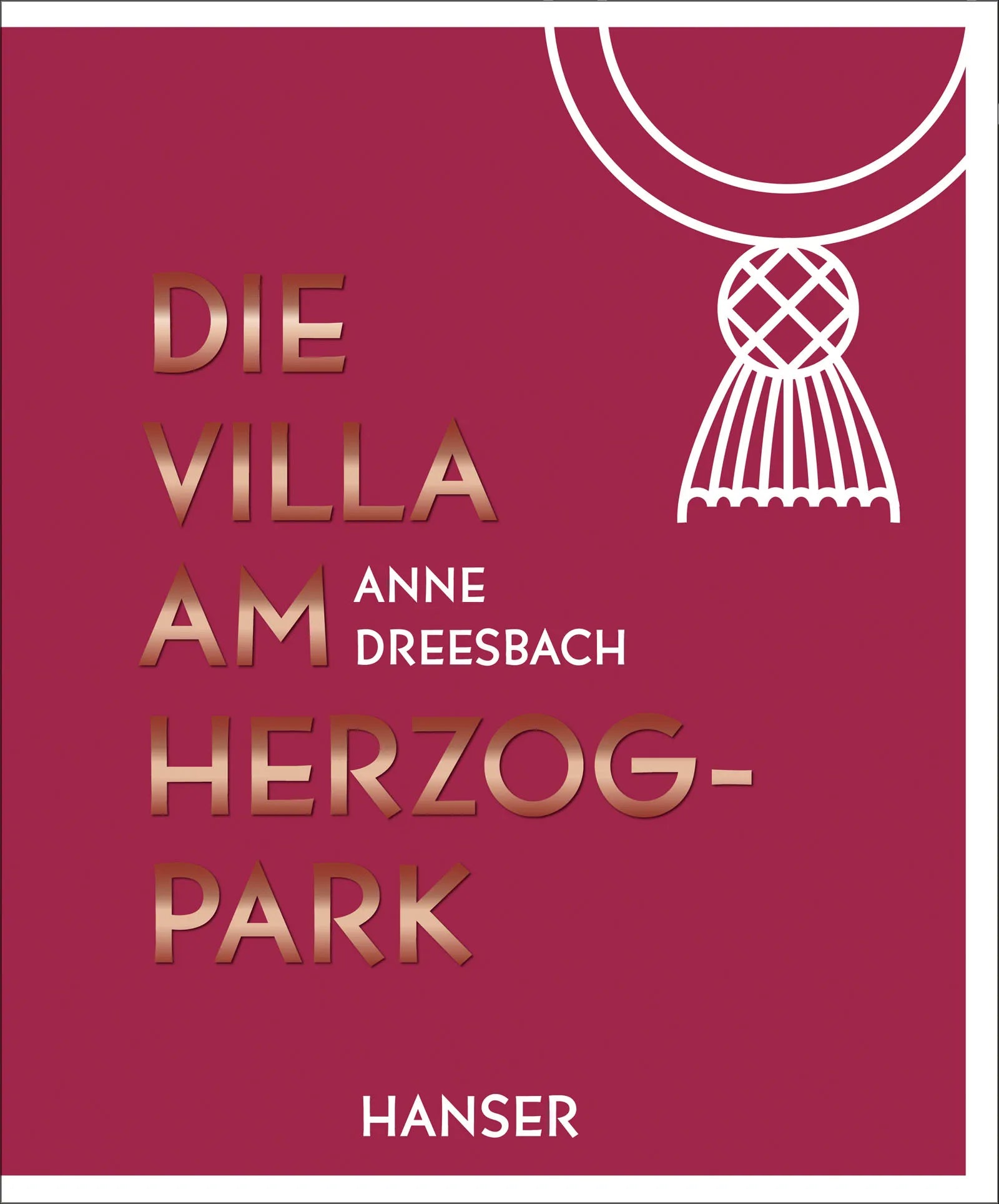 Buchcover von 'Die Villa am Herzogpark' - Gebundene Ausgabe von Anne Dreesbach