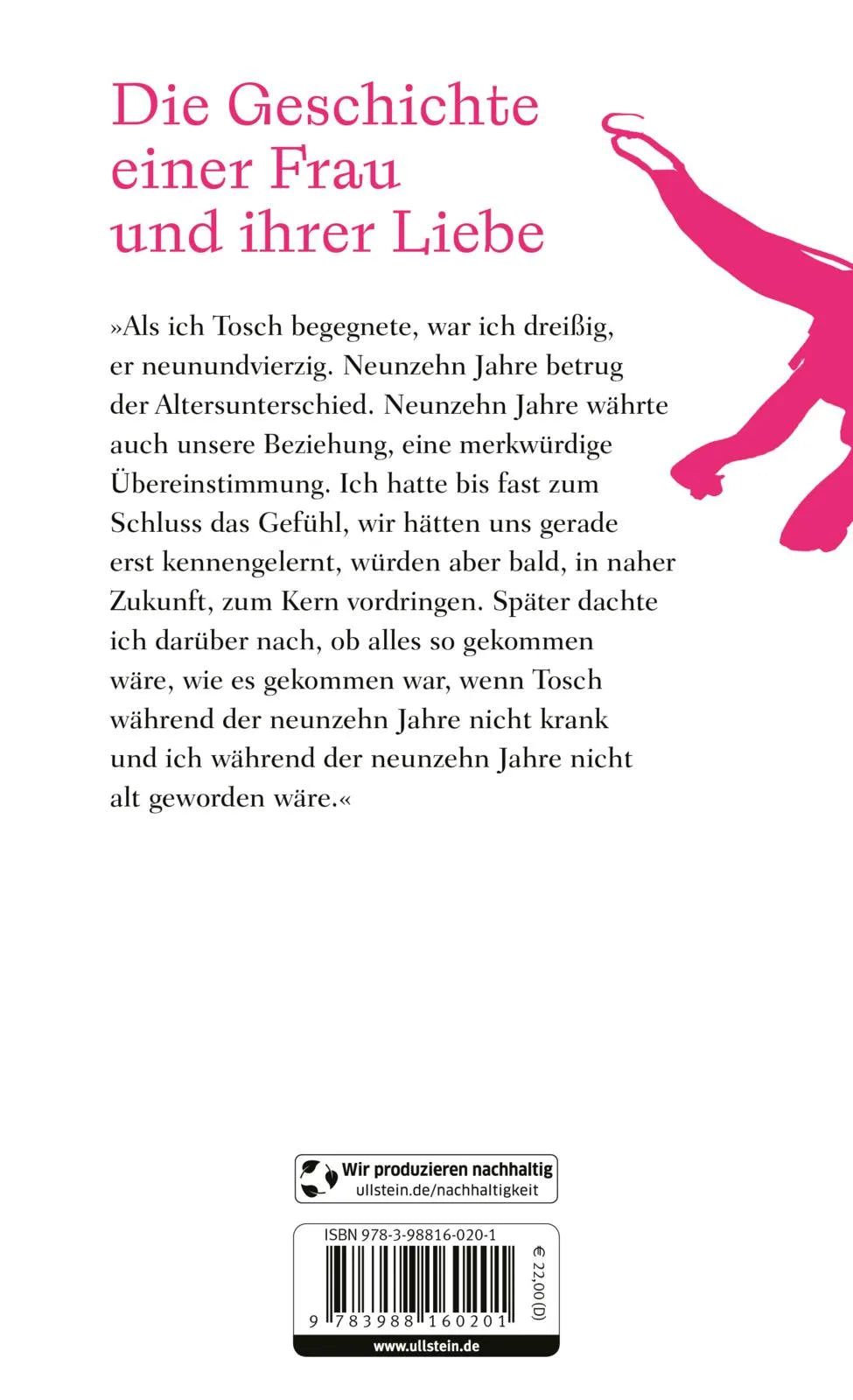 Buchrückseite von 'Die vorletzte Frau' mit Klappentext - Gebundene Ausgabe