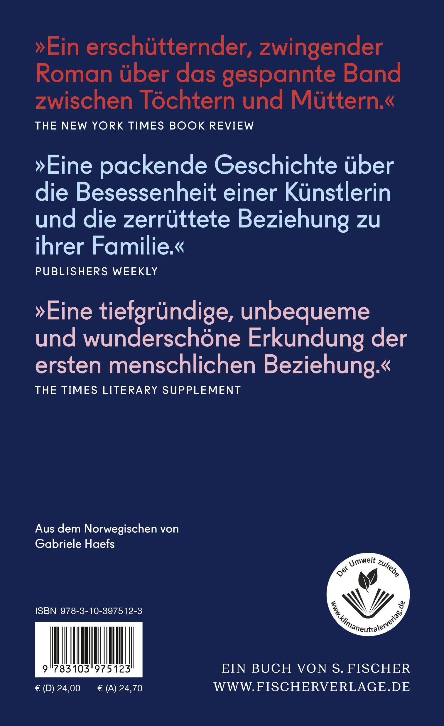Buchrückseite von 'Die Wahrheiten meiner Mutter' mit Klappentext - Gebundene Ausgabe