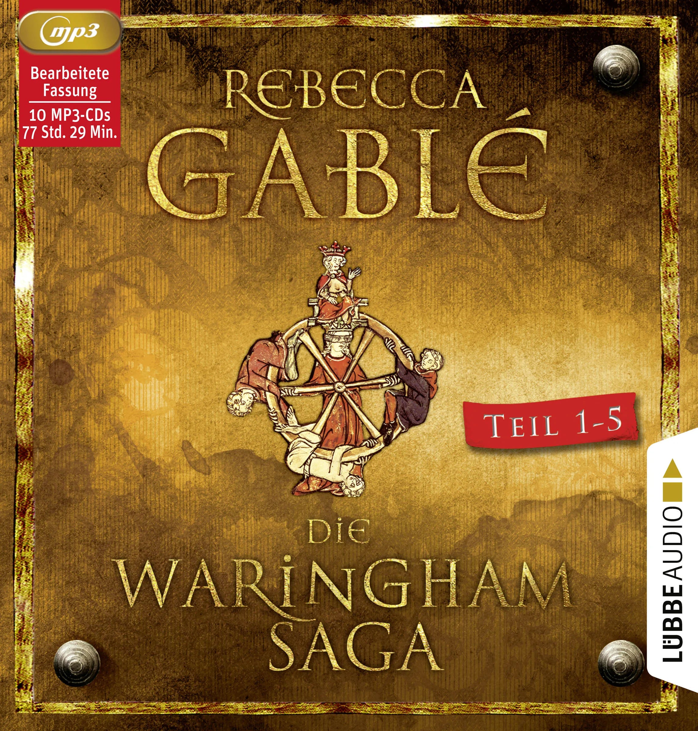 Buchcover von 'Die Waringham-Saga - Teil 1-Teil 5' - Hörbuch (CD) von Rebecca Gablé