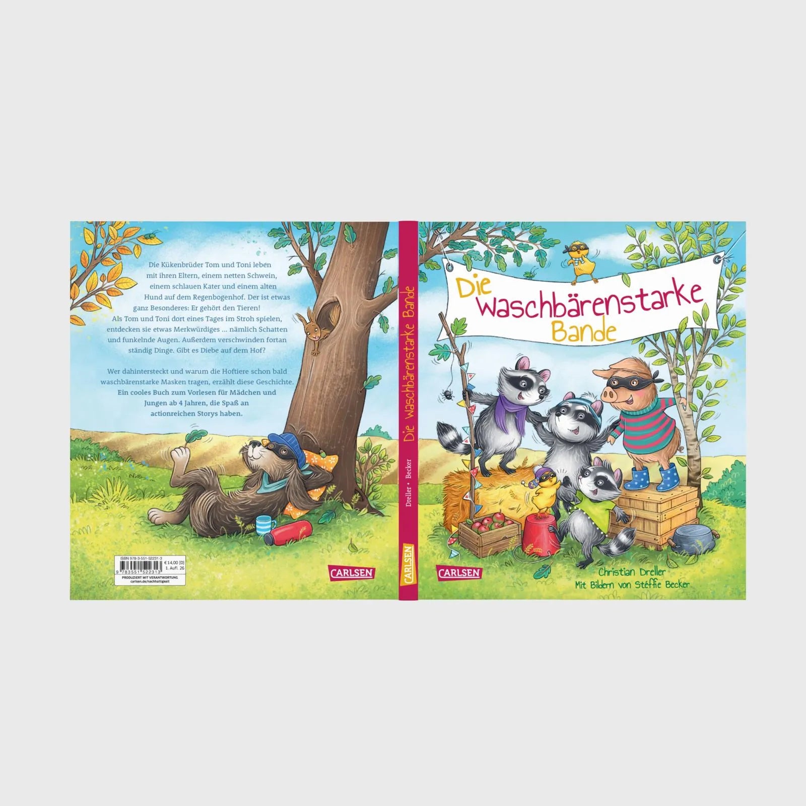 Produktansicht: Die waschbärenstarke Bande (Gebundene Ausgabe)