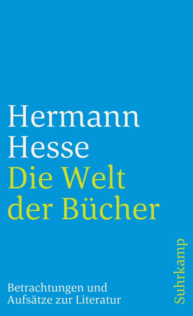 Buchcover von 'Die Welt der Bücher' - Taschenbuch von Hermann Hesse