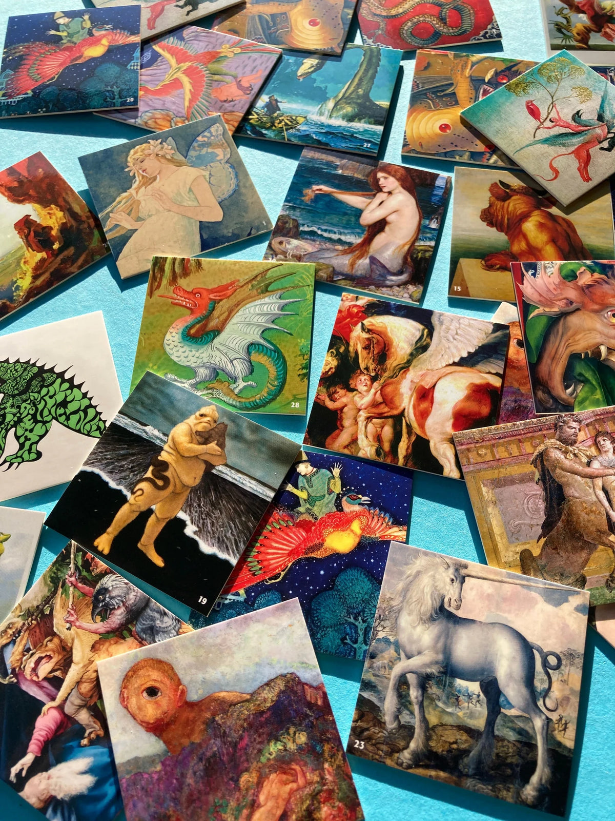 Die Welt der Fabelwesen. Memo | The World of Fabulous Beasts. Matching Game – Ansicht