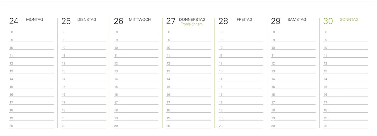 Die Welt der Gärten Premium-Tischplaner 2027 - Wochenkalender mit 53 Fotografien – Ansicht