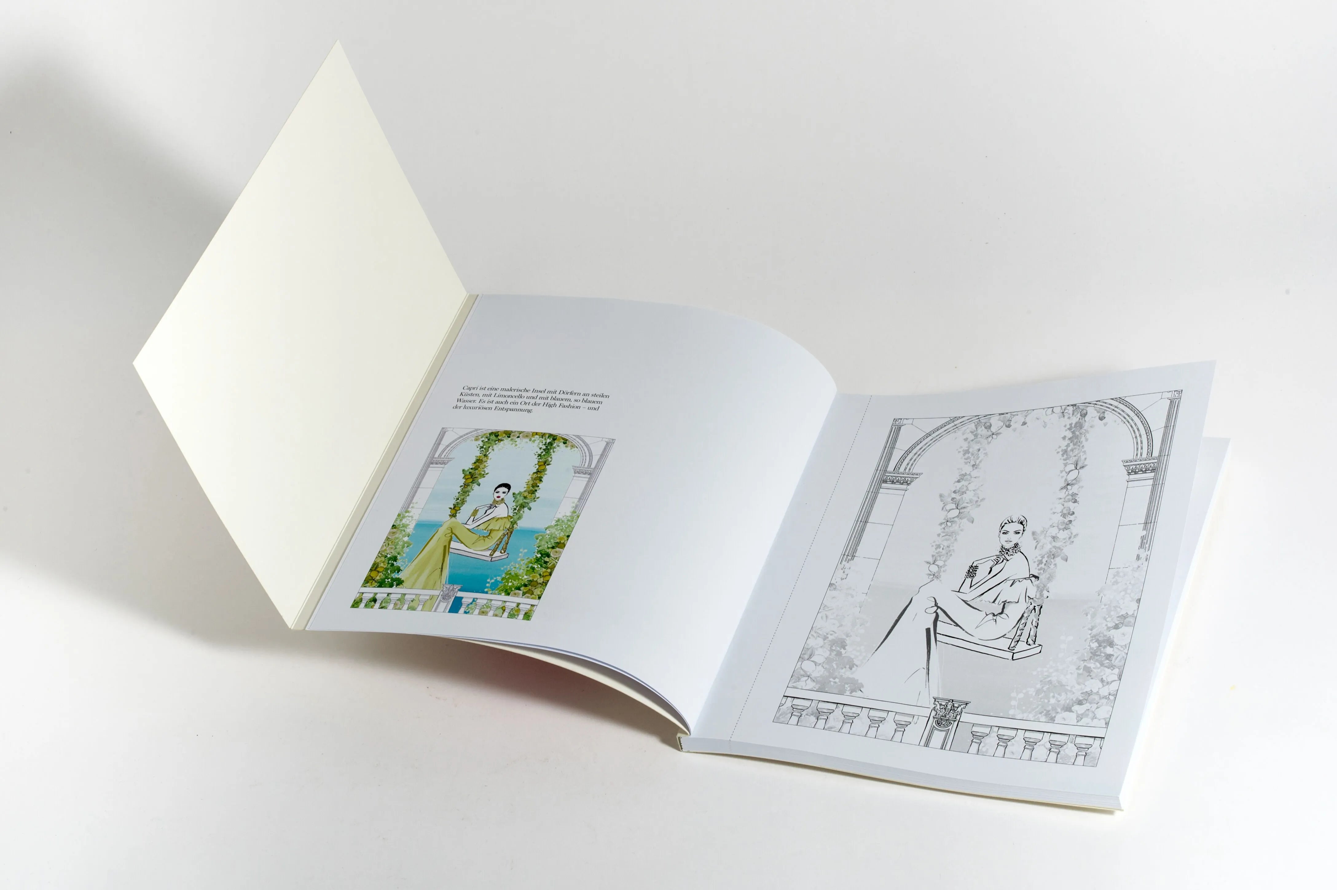 Detailansicht: Die Welt der Mode – Das Colouring Book (Hardcover)