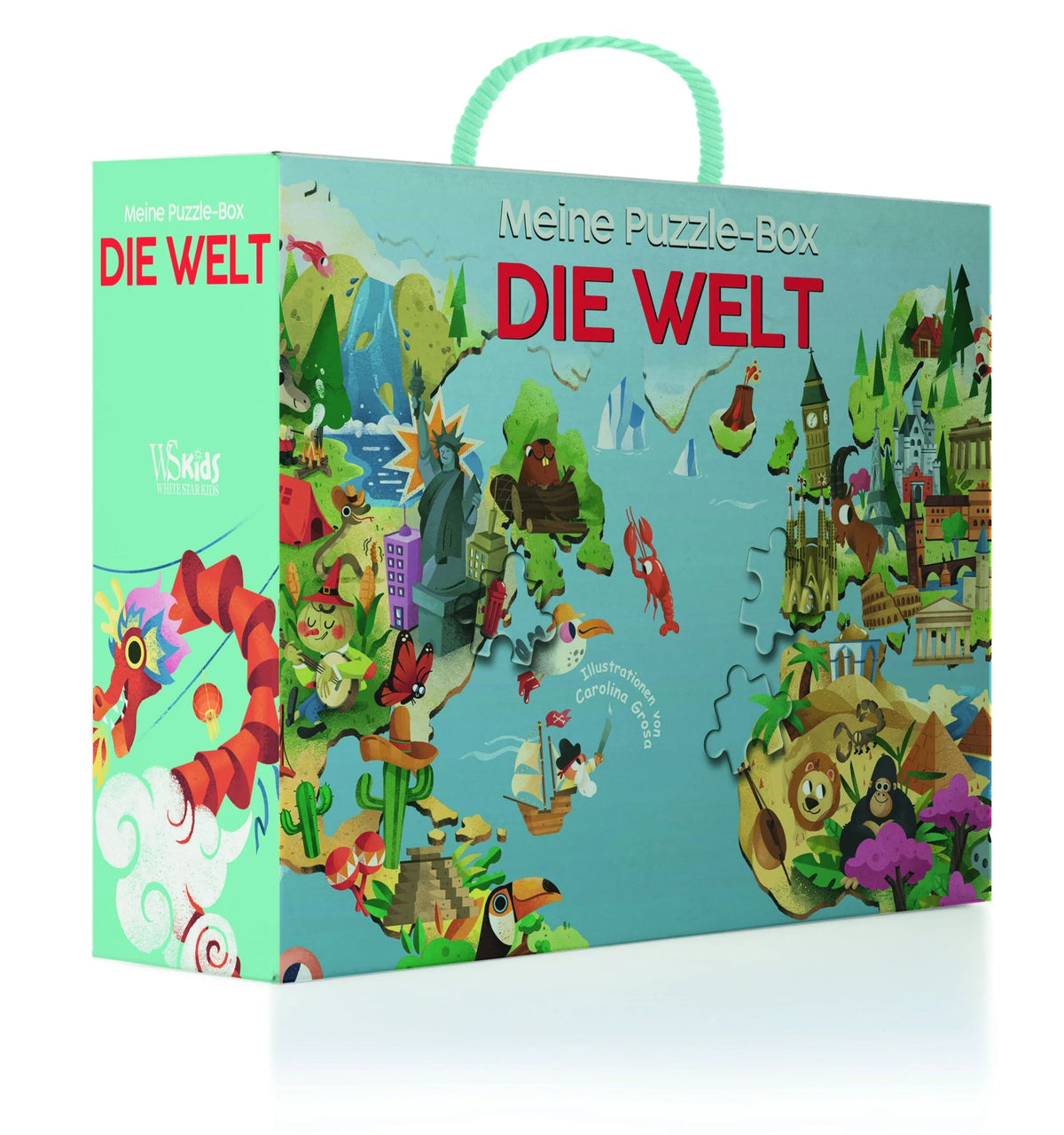 Kinderpuzzle: Die Welt. Meine Erste Puzzle Box