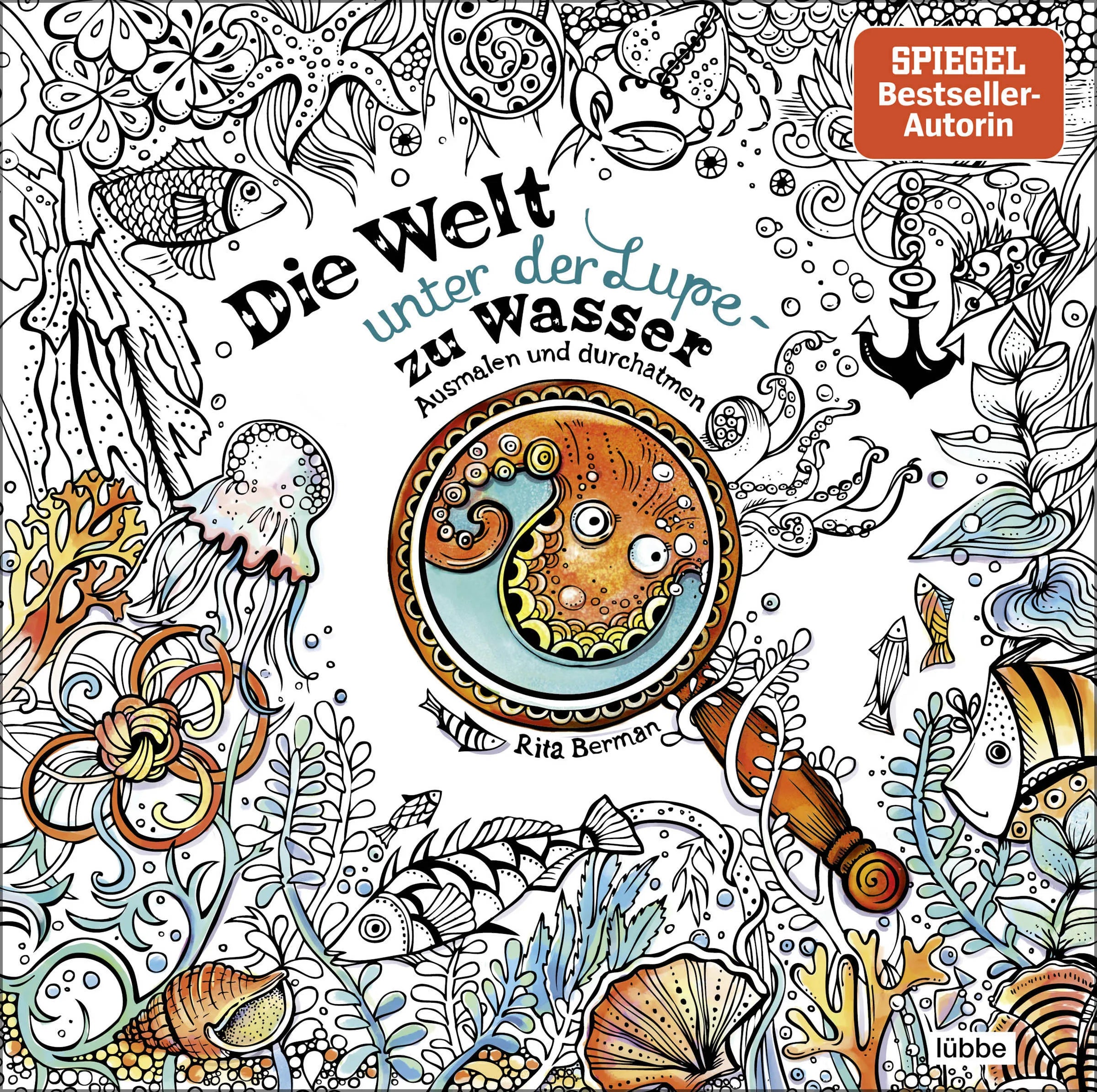 Buchcover von 'Die Welt unter der Lupe – zu Wasser' - Taschenbuch von Rita Berman