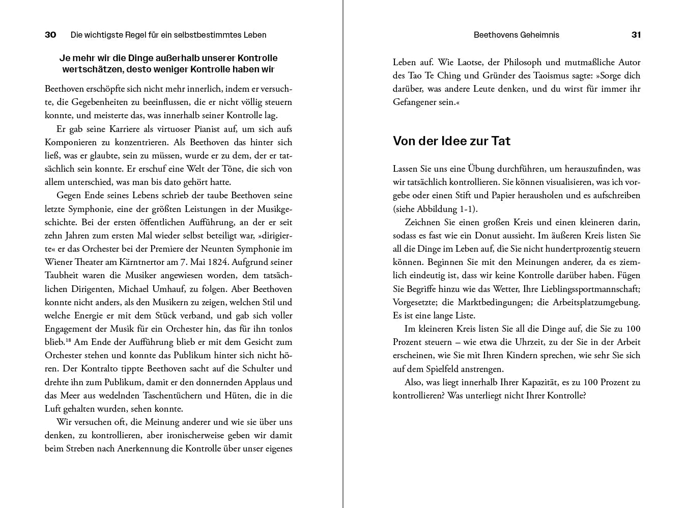 Innenansicht von 'Die wichtigste Regel für ein selbstbestimmtes Leben' - Taschenbuch