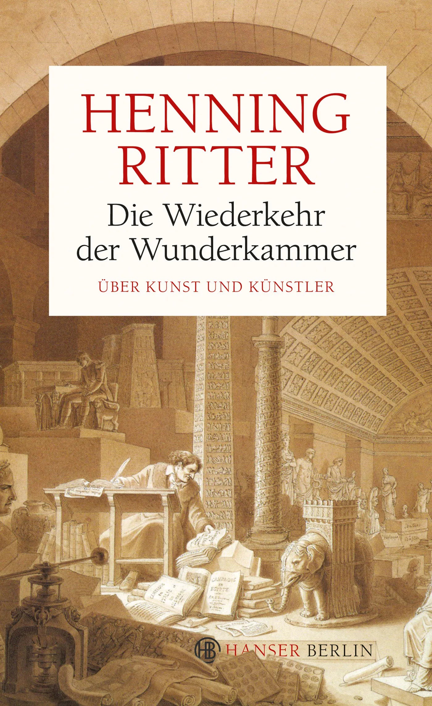 Buchcover von 'Die Wiederkehr der Wunderkammer' - Gebundene Ausgabe von Henning Ritter