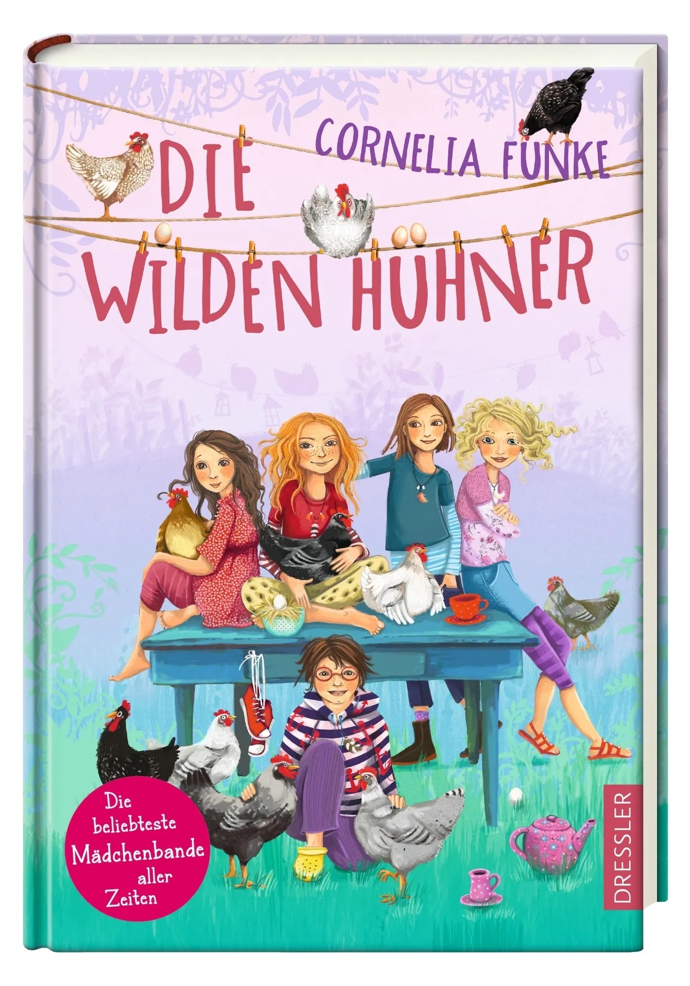 Produktansicht: Die Wilden Hühner 1. Neu illustriert von Florentine Prechtel (Gebundene Ausgabe)