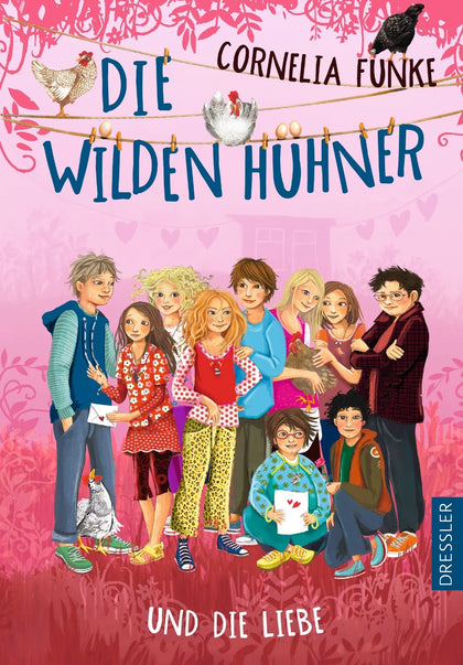 Buchcover von 'Die Wilden Hühner 5. Die Wilden Hühner und die Liebe' - Gebundene Ausgabe von Cornelia Funke