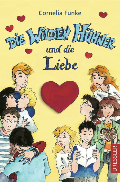 Buchcover von 'Die Wilden Hühner 5. Die Wilden Hühner und die Liebe' - Taschenbuch von Cornelia Funke