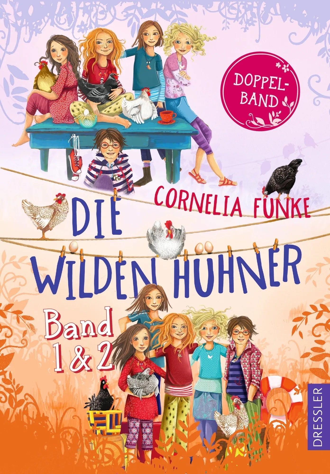 Buchcover von 'Die Wilden Hühner. Band 1-2' - Taschenbuch von Cornelia Funke