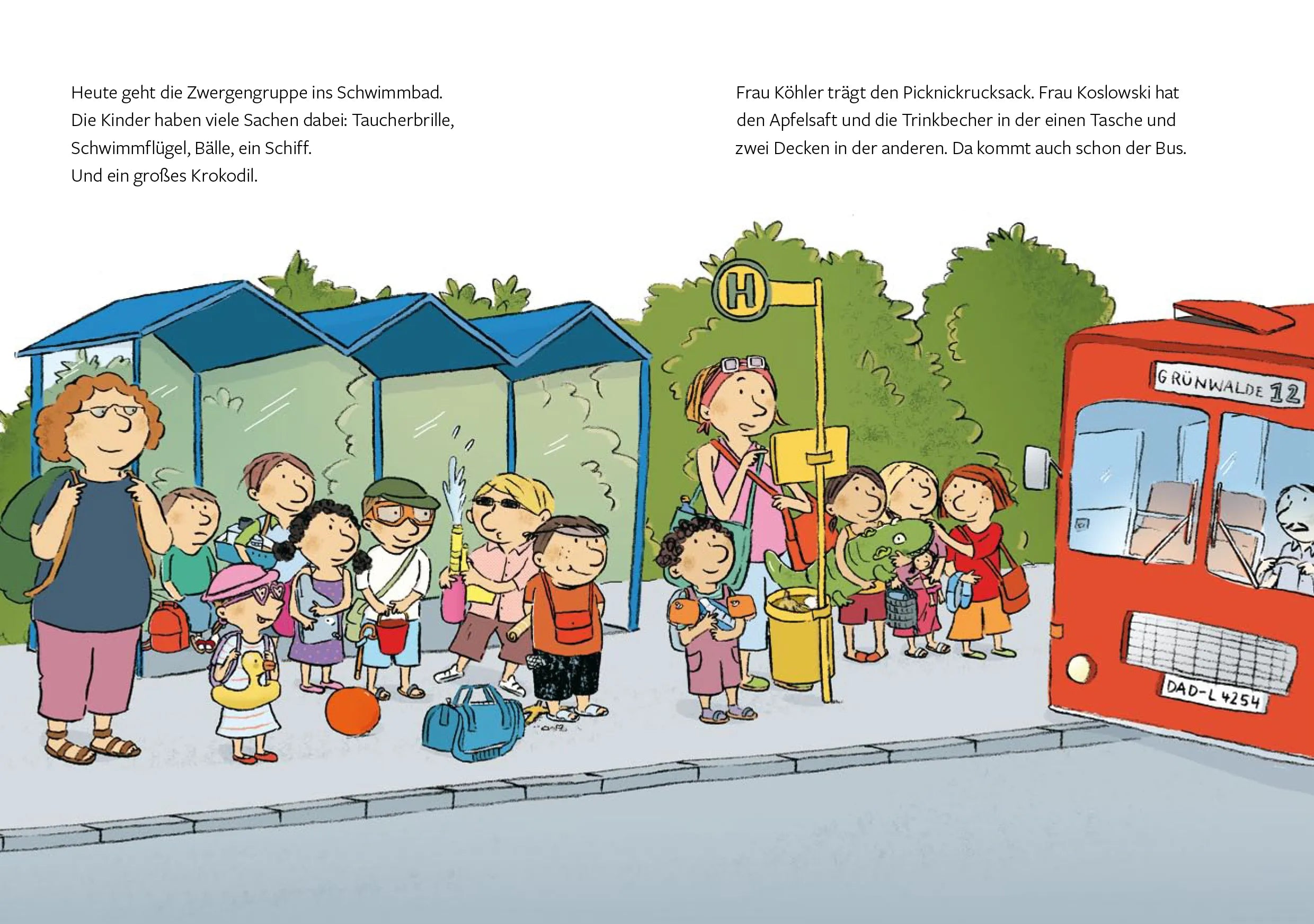 Produktansicht: Die wilden Zwerge - Im Schwimmbad (Gebundene Ausgabe)