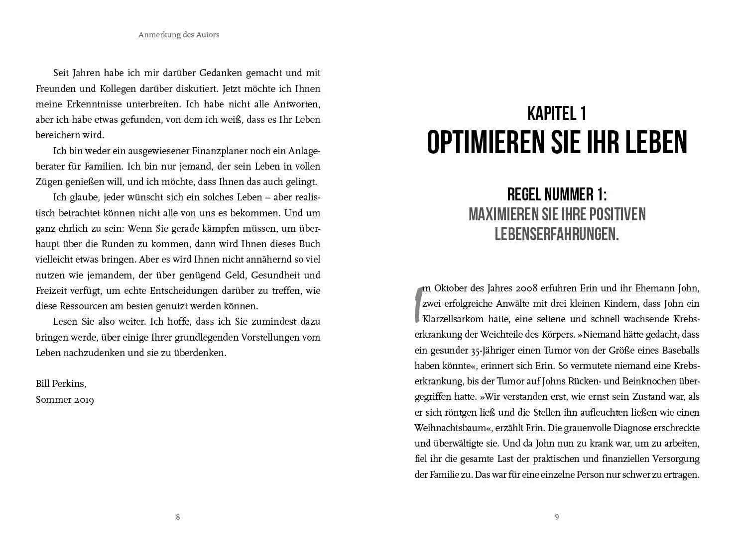 Innenansicht von 'Die with zero' - Gebundene Ausgabe