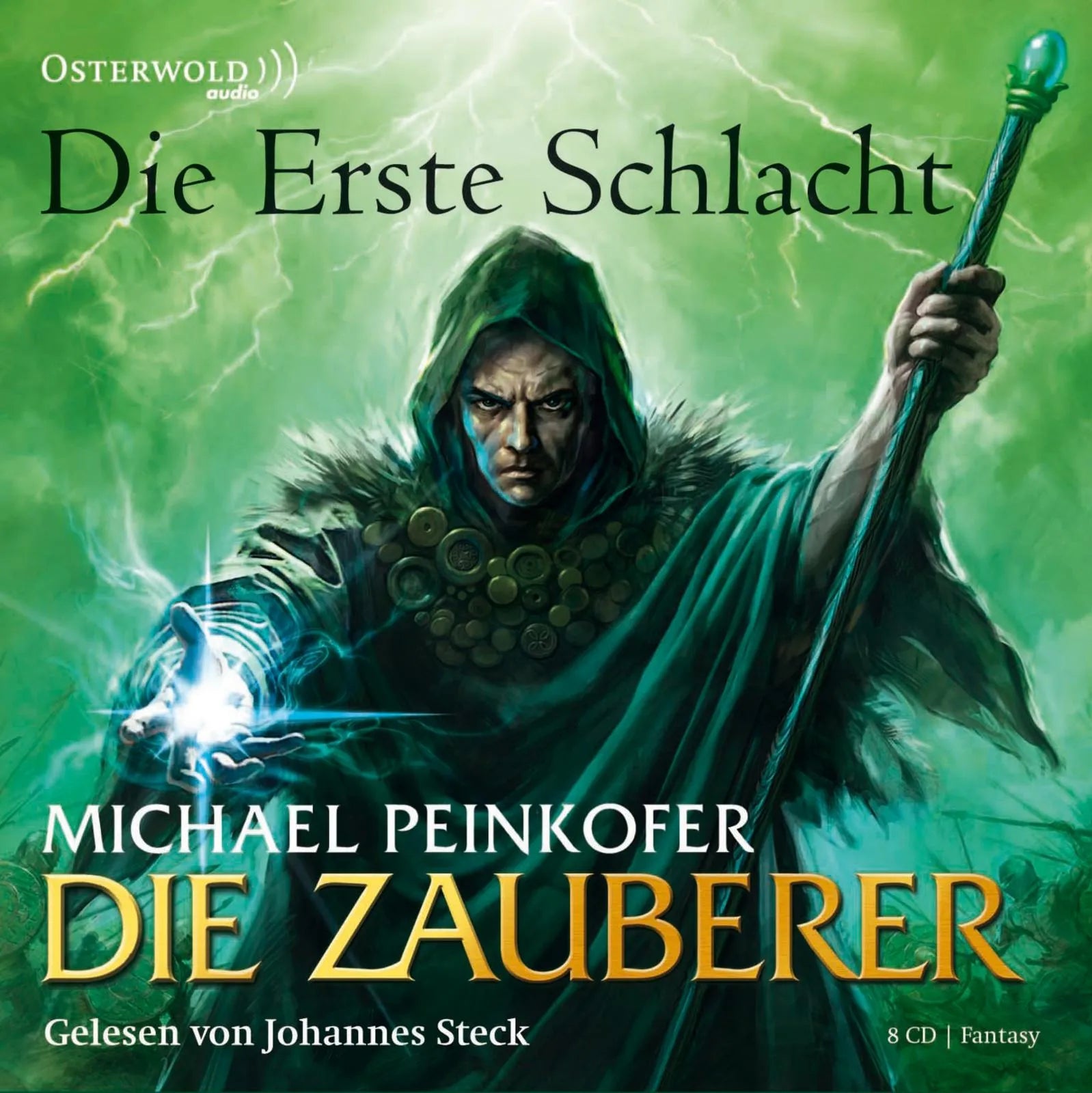Buchcover von 'Die Zauberer 2: Die Zauberer, Die erste Schlacht' - Hörbuch (CD) von Michael Peinkofer