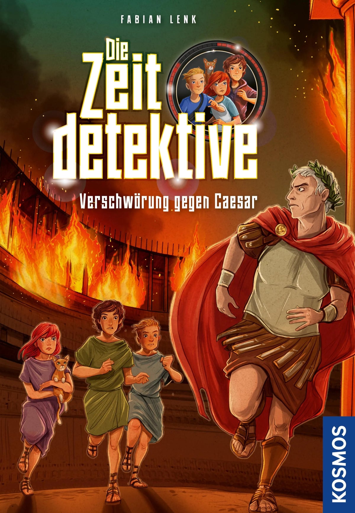 Cover: Die Zeitdetektive, 11, Verschwörung gegen Caesar (E-Book) von Fabian Lenk