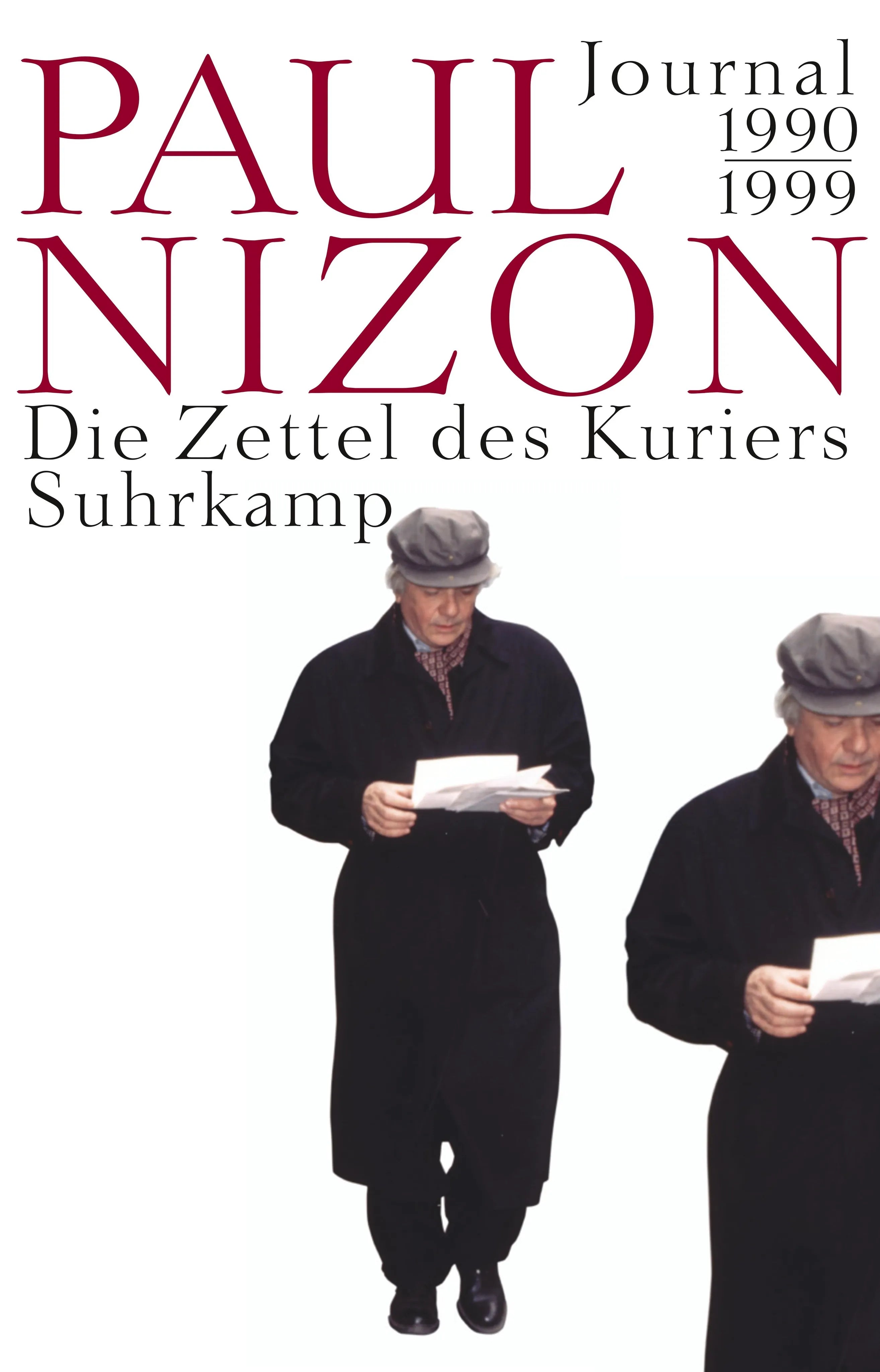 Buchcover von 'Die Zettel des Kuriers' - Gebundene Ausgabe von Paul Nizon