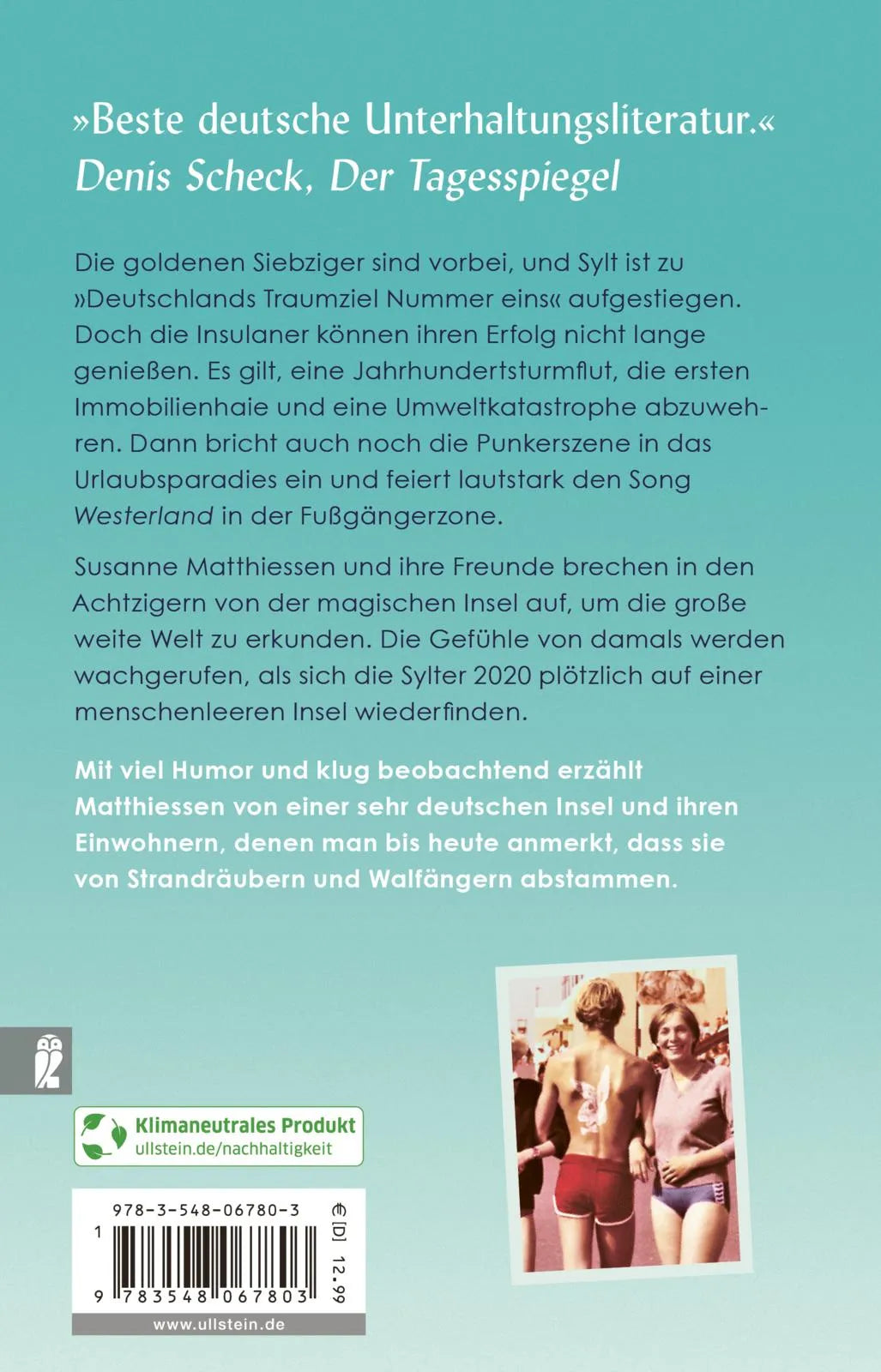 Rückseite: Diese eine Liebe wird nie zu Ende gehn (Taschenbuch)