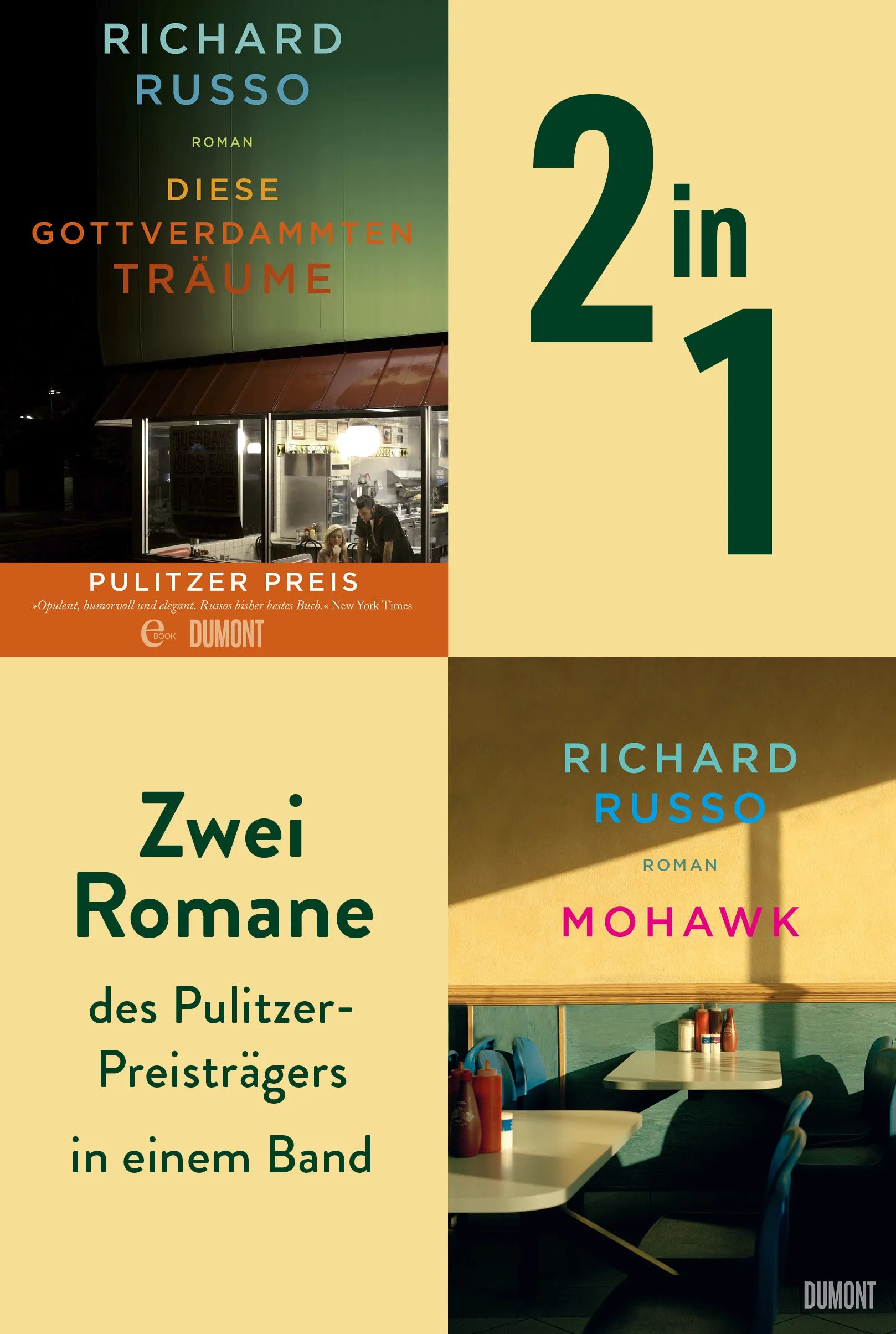 Cover: Diese gottverdammten Träume & Mohawk (E-Book) von Richard Russo
