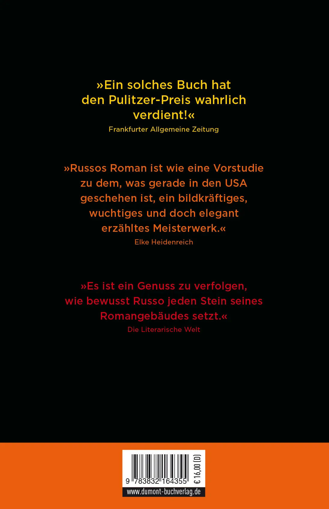 Buchrückseite von 'Diese gottverdammten Träume' mit Klappentext - Paperback