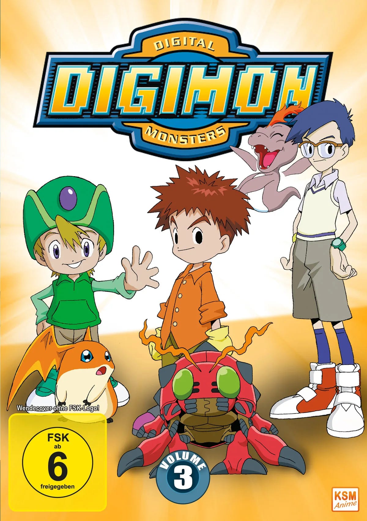 Digimon Adventure - Staffel 1/Vol. 3  [3 DVDs] - DVD