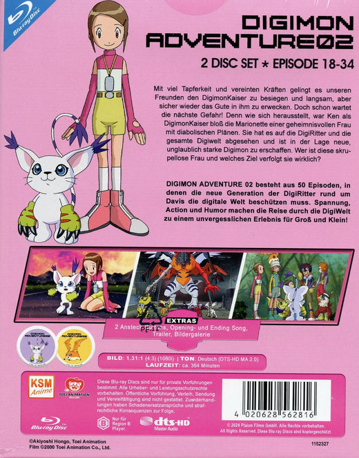 Digimon Adventure - Staffel 2 - Volume 2 - Epios - Blu-ray