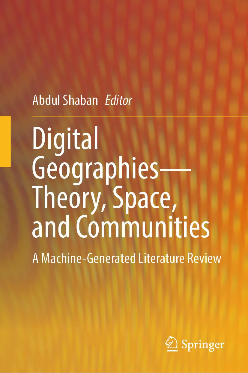 Cover: Digital Geographies—Theory, Space, and Communities (E-Book)