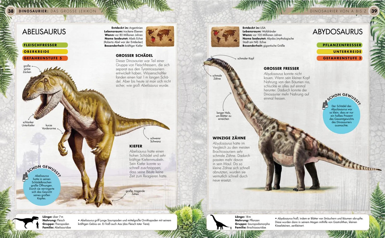 Detailansicht: Dinosaurier - Das große Lexikon (Hardcover)