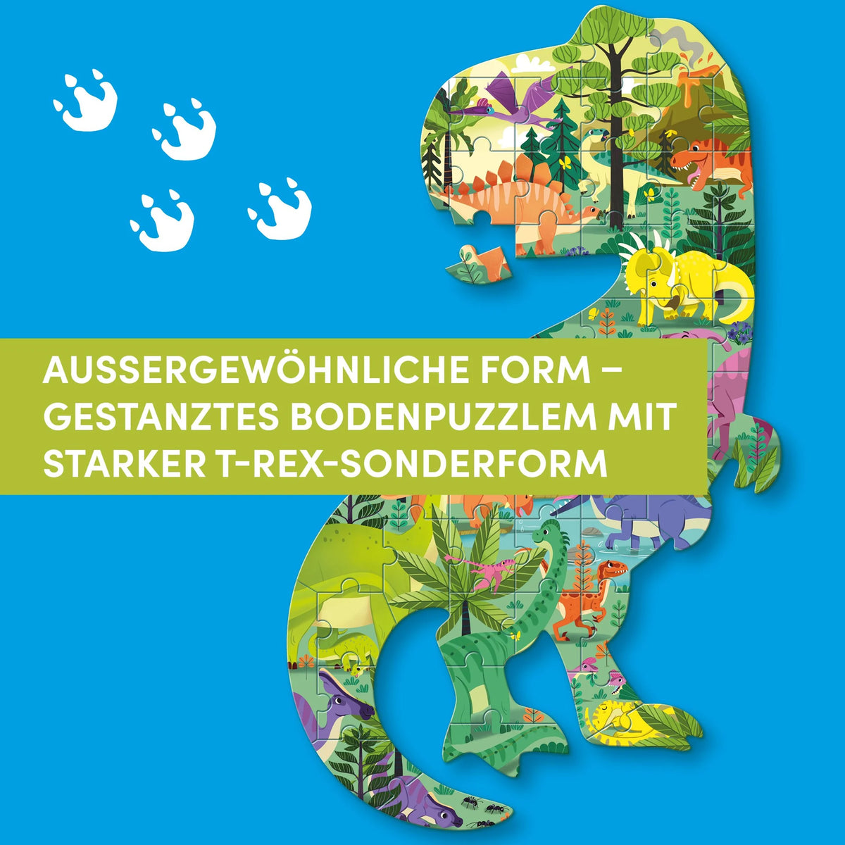 Dinosaurier XXL-Formpuzzle – Ansicht