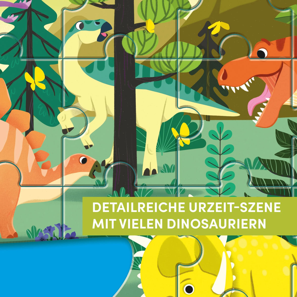 Dinosaurier XXL-Formpuzzle – Ansicht