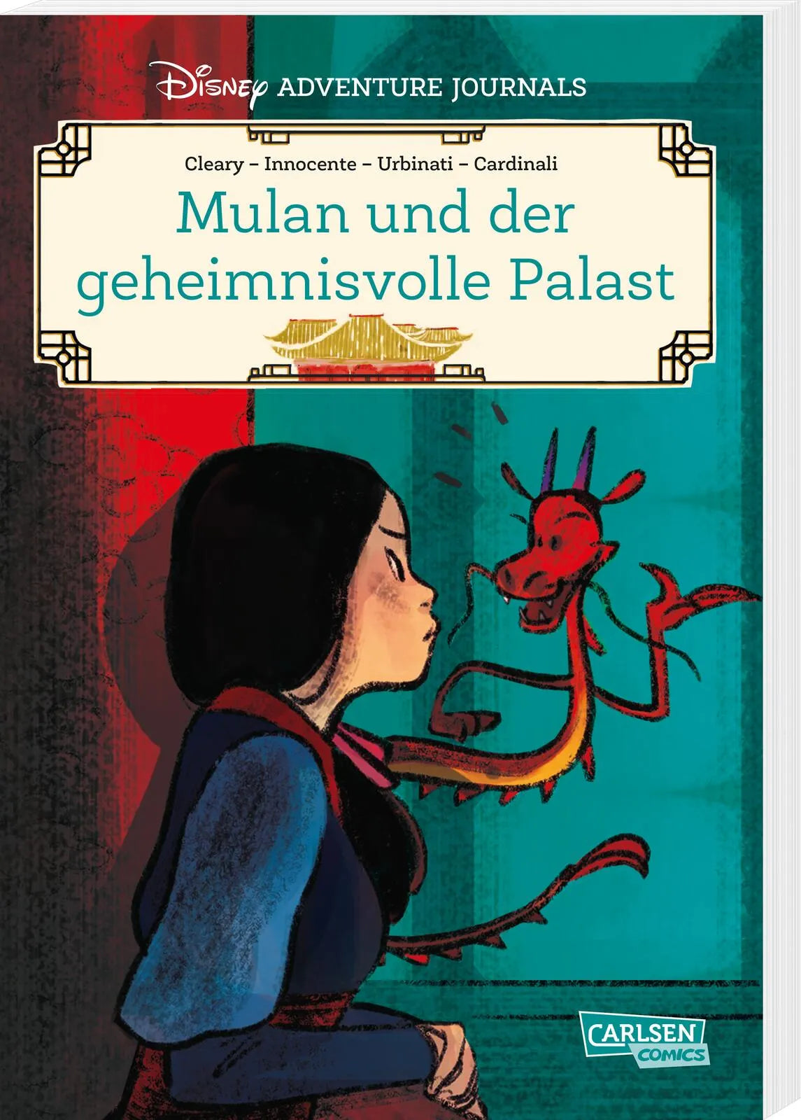 Buchcover von 'Disney Adventure Journals: Mulan und der geheimnisvolle Palast' - Taschenbuch von Walt Disney