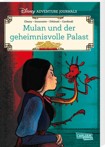 Buchcover von 'Disney Adventure Journals: Mulan und der geheimnisvolle Palast' - Taschenbuch von Walt Disney